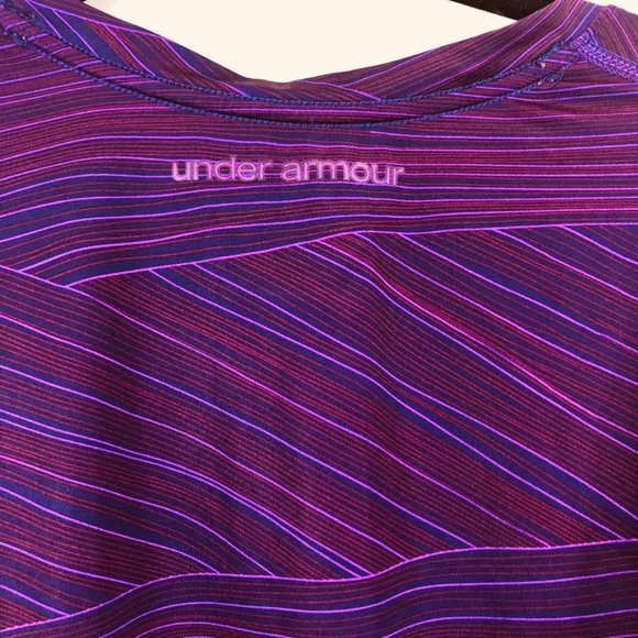 Under Armour Woman’s Sz XL/TG/EG Fitted Top Heat - Picture 4 of 8